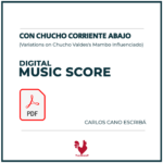 Partitura Con Chucho Corriente Abajo